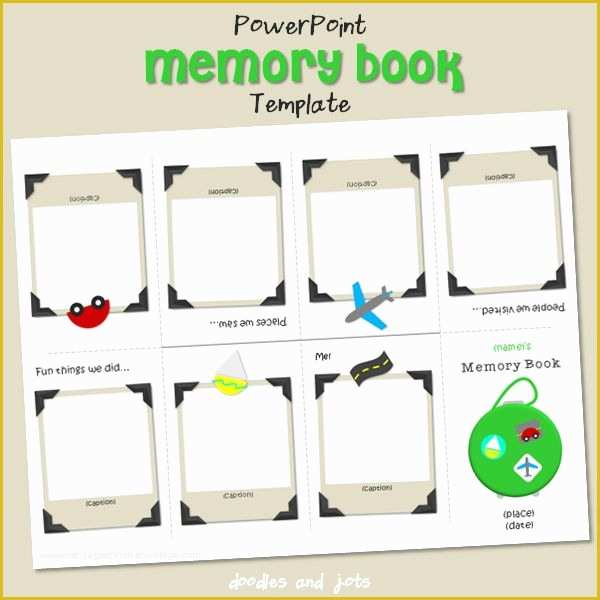 Free Printable Memory Book Templates Of Memory Book for Baby Printable Template but Can Be Used