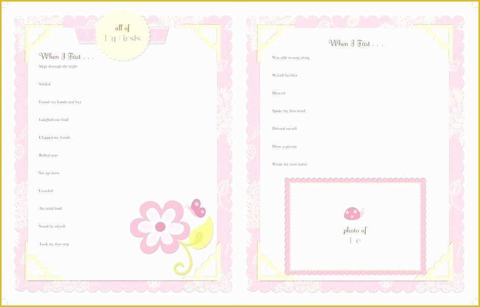 Free Printable Memory Book Templates Of Printable Baby Book Template Pages Boy About Me Maker