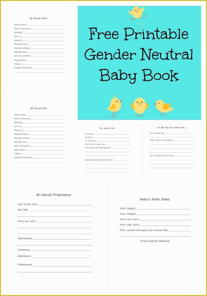 Free Printable Memory Book Templates Of Update Our Homemade Baby Book with Free Printables