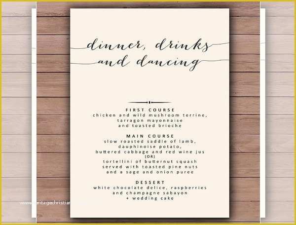 Free Printable Menu Templates Of Dinner Menu Templates – 36 Free Word Pdf Psd Eps