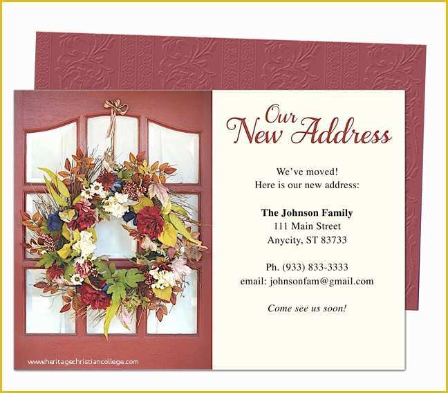 Free Printable Moving Announcement Templates Of 14 Best Moving Announcements New Address Postcard
