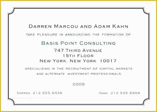Free Printable Moving Announcement Templates Of Change Address Announcement Template Card Business