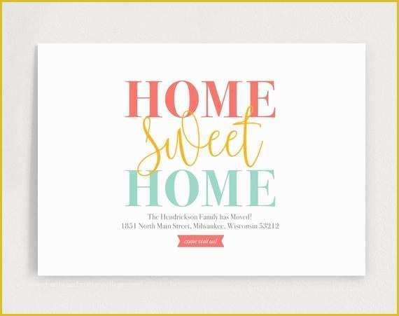 Free Printable Moving Announcement Templates Of We Ve Moved New Home Announcement New by Blisspaperboutique
