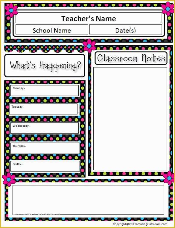 Free Printable Newsletter Templates Of 9 Awesome Classroom Newsletter Templates & Designs