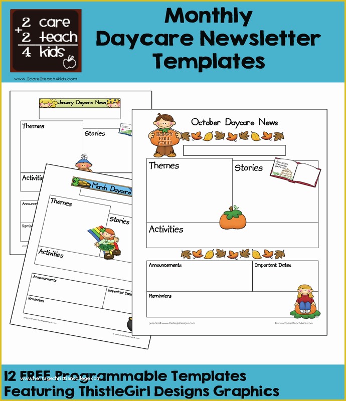 Free Printable Newsletter Templates Of Child Care Newsletters Free Printable Templates