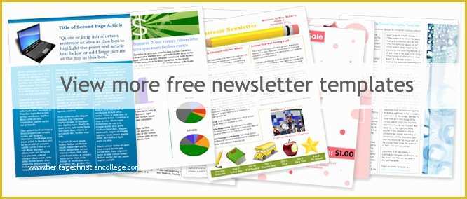 Free Printable Newsletter Templates Of Church Newsletter Templates Free Templates Resume