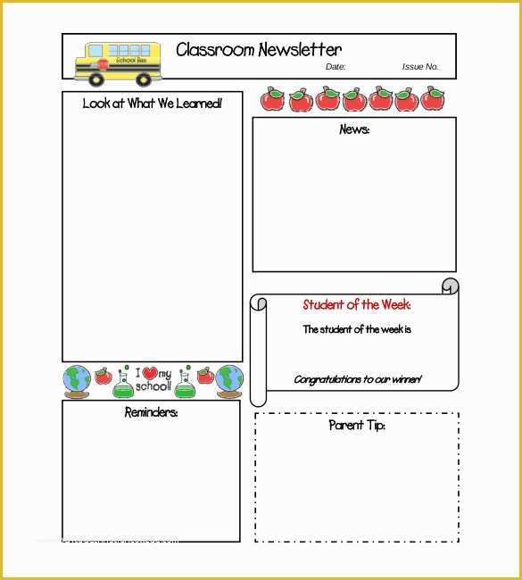 Free Printable Newsletter Templates Of Word Newsletter Template – 31 Free Printable Microsoft