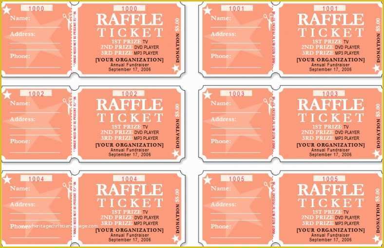 Free Printable Raffle Ticket Template Download Of 18 Sample Printable Raffle Ticket Templates Psd Ai