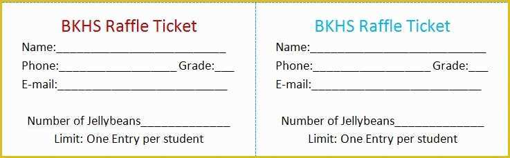 Free Printable Raffle Ticket Template Download Of 40 Free Editable Raffle & Movie Ticket Templates