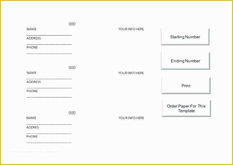 Free Printable Raffle Ticket Template Download Of Avery Raffle Ticket Template Free Download Elegant Best