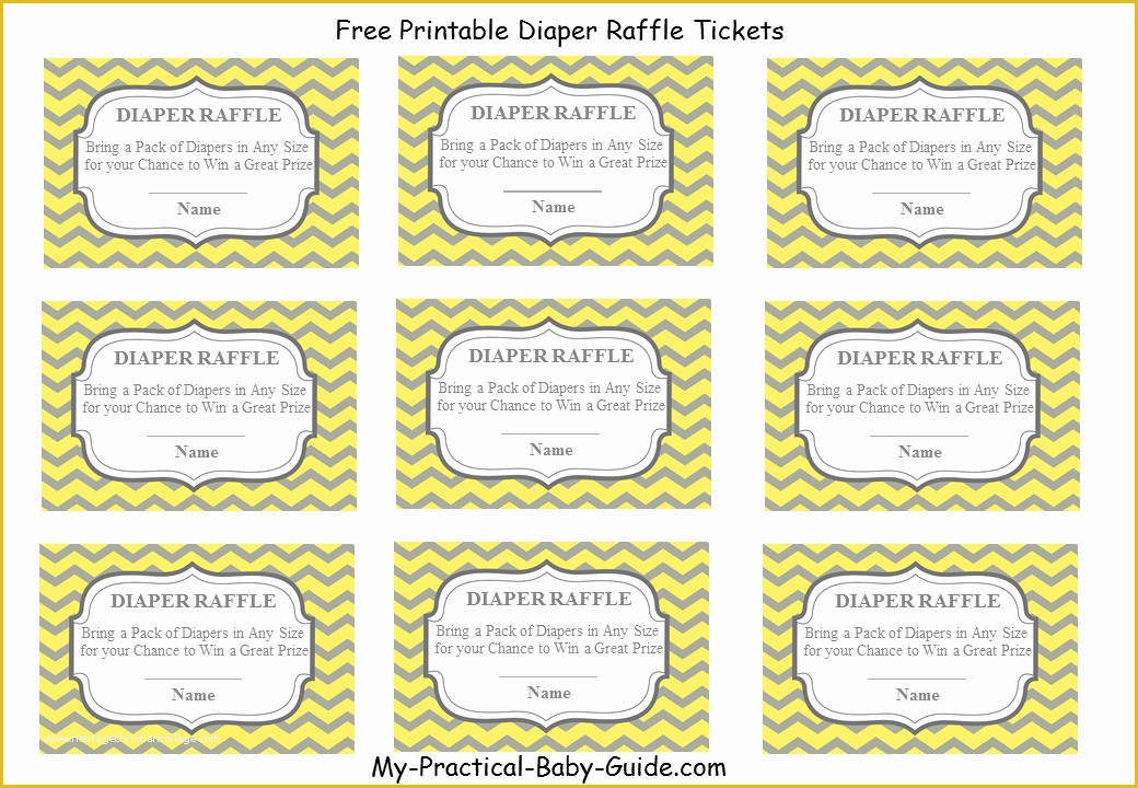 Free Printable Raffle Ticket Template Download Of Free Printable Diaper Raffle Tickets My Practical Baby