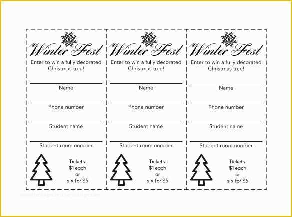 Free Printable Raffle Ticket Template Of 23 Raffle Ticket Templates – Pdf Psd Word Indesign