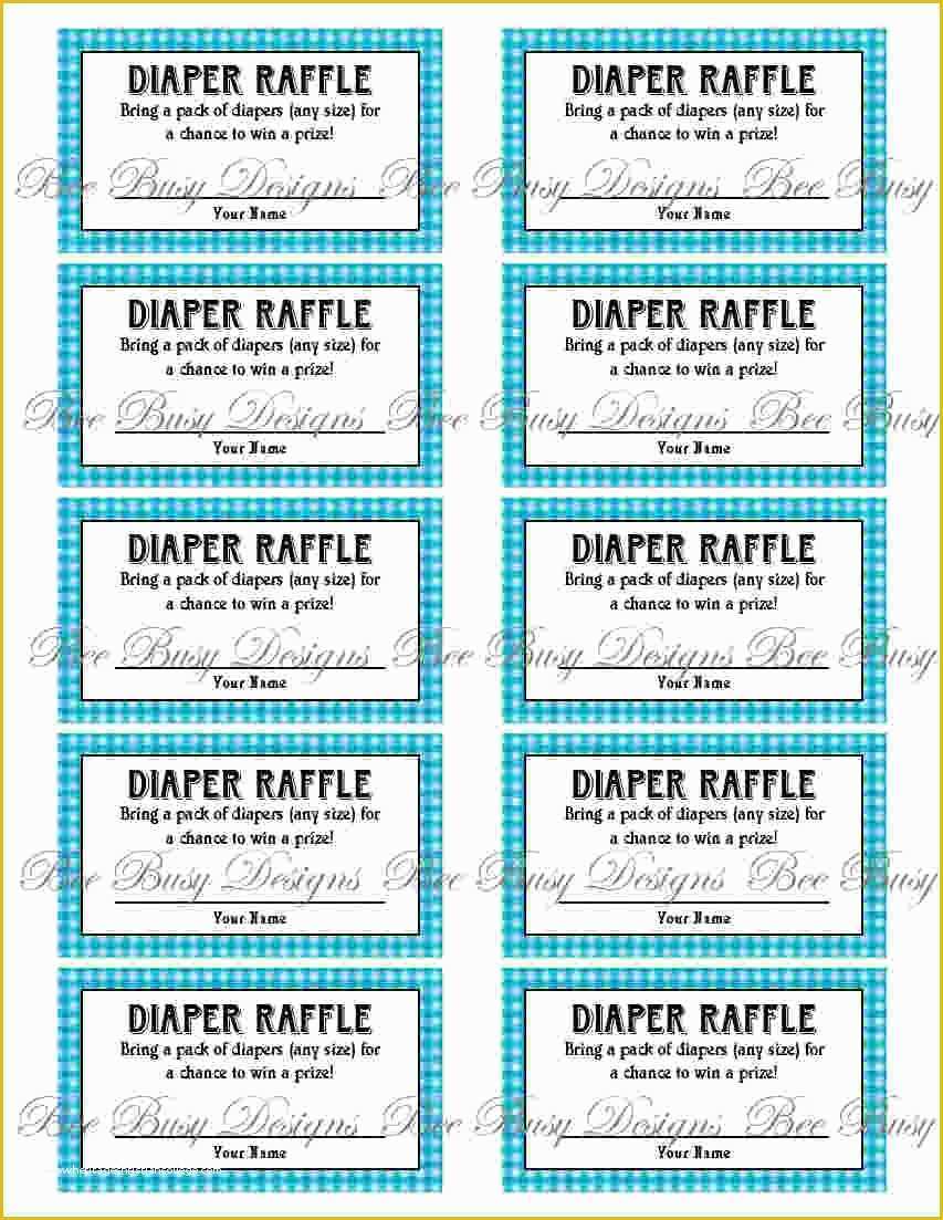 Free Printable Raffle Ticket Template Of 4 Printable Raffle Tickets