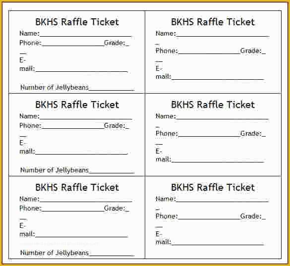 Free Printable Raffle Ticket Template Of Free Printable Ticket Images