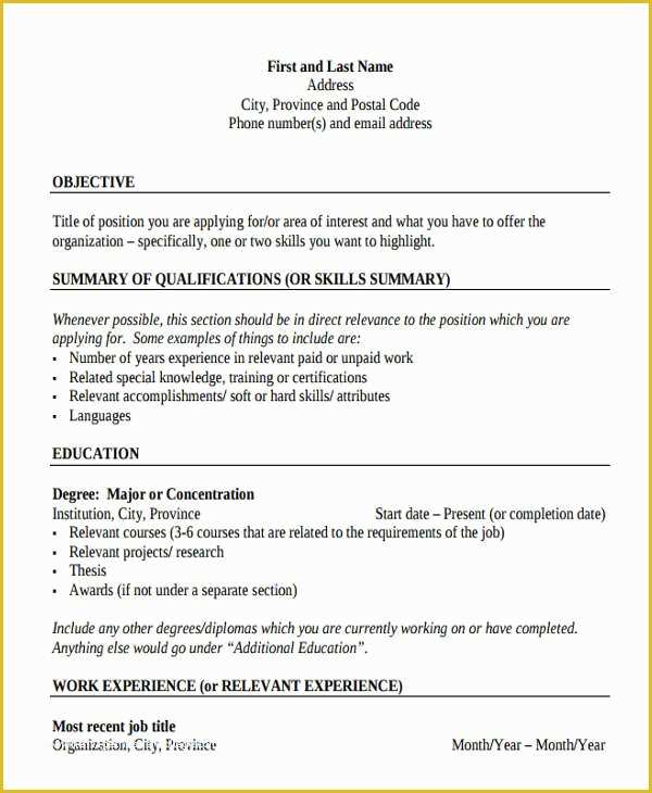 Free Printable Resume Templates Download Of 35 Resume Templates Pdf Doc