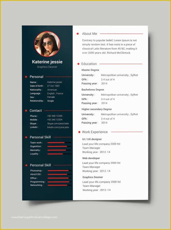 Free Printable Resume Templates Download Of 54 Premium & Free Psd Cv Resumes to Find A Good Job