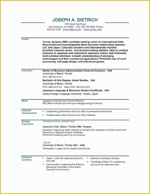 Free Printable Resume Templates Download Of Executive Resumes