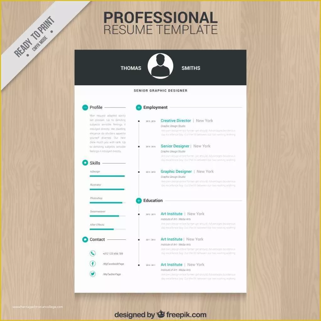 Free Printable Resume Templates Of 10 top Free Resume Templates Freepik Blog Freepik Blog