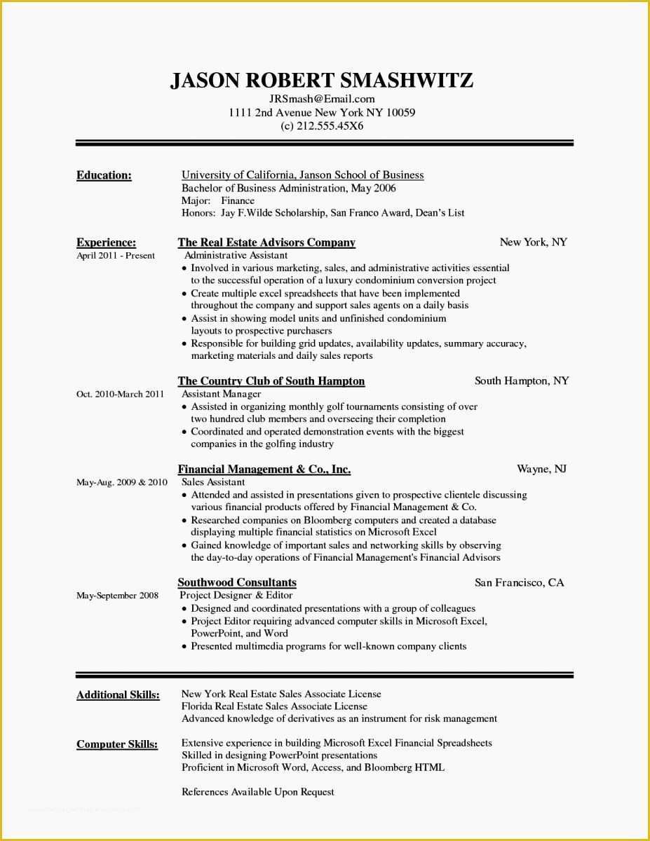Free Printable Resume Templates Of Fill In Blank Resume Free Resume Template