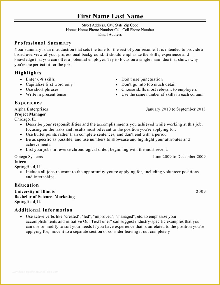 Free Printable Resume Templates Of Free Resume Templates Fast &amp; Easy