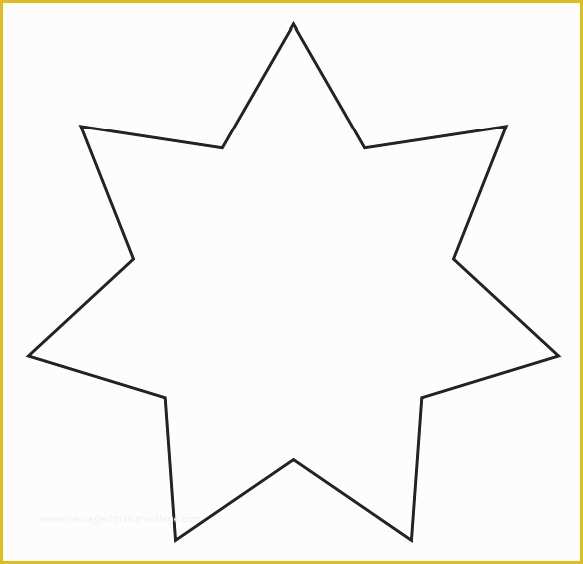 Free Printable Star Template Of 19 Best Printable Star Templates