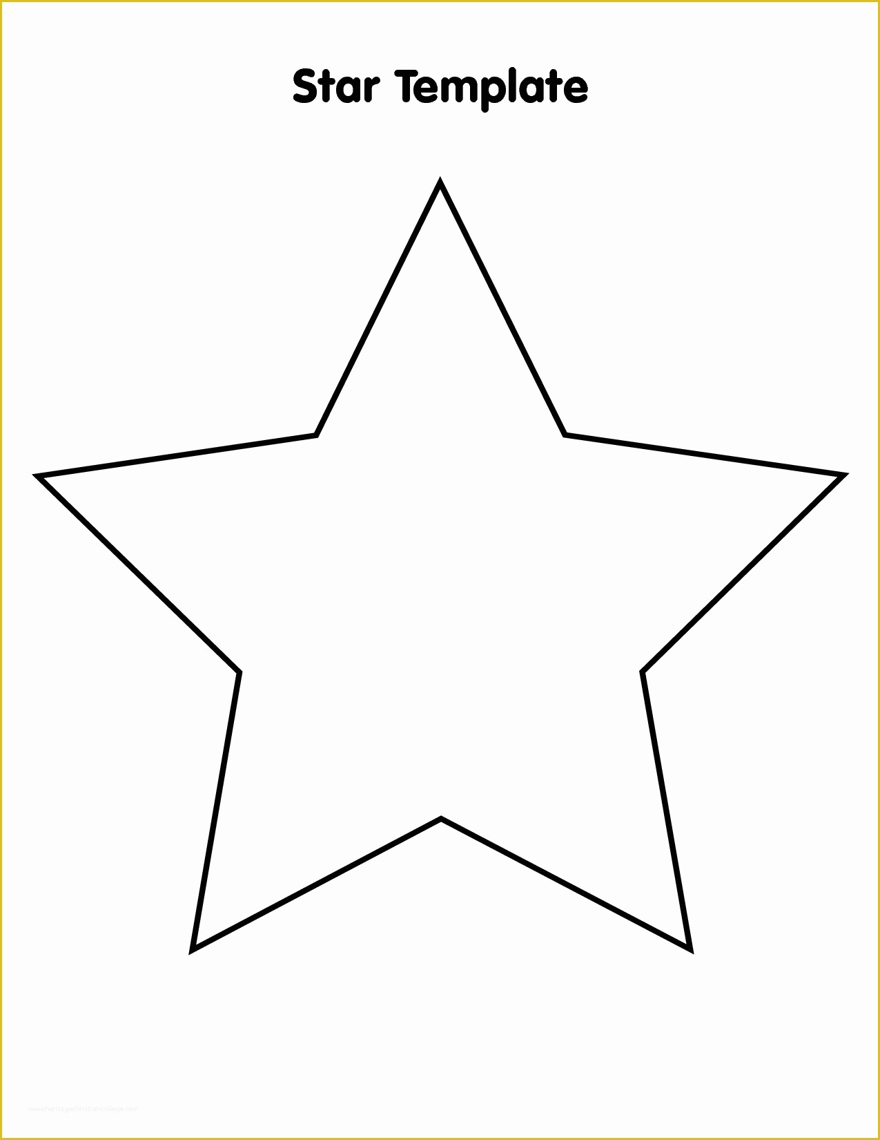 Free Printable Star Template Of 5 Best Of Star Stencil Printable Star