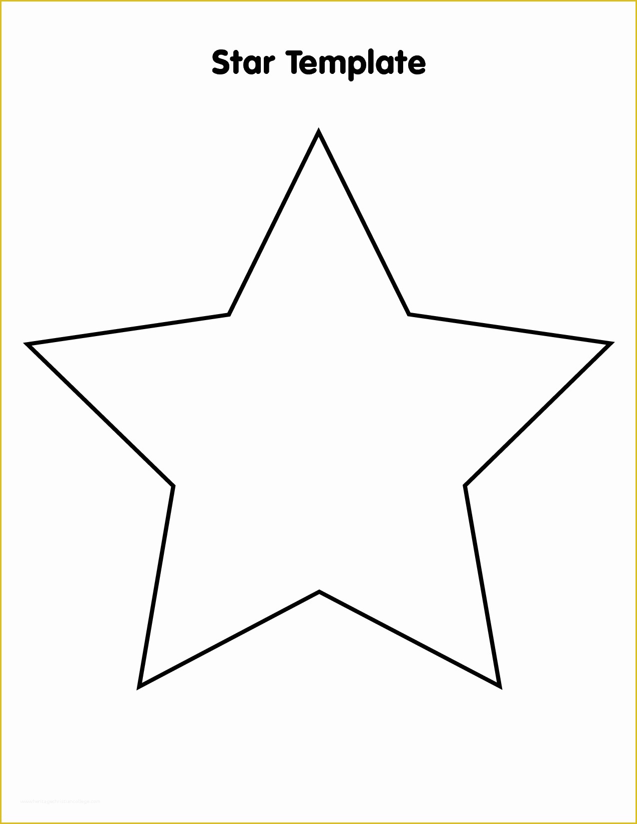 Free Printable Star Template Of 5 Best Of Star Stencil Printable Star