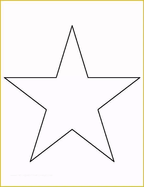 Free Printable Star Template Of 8 Inch Star Pattern Use the Printable Outline for Crafts