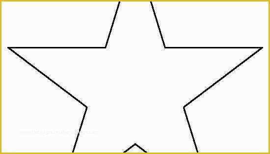 Free Printable Star Template Of 8 Inch Star Pattern Use the Printable Outline for Crafts