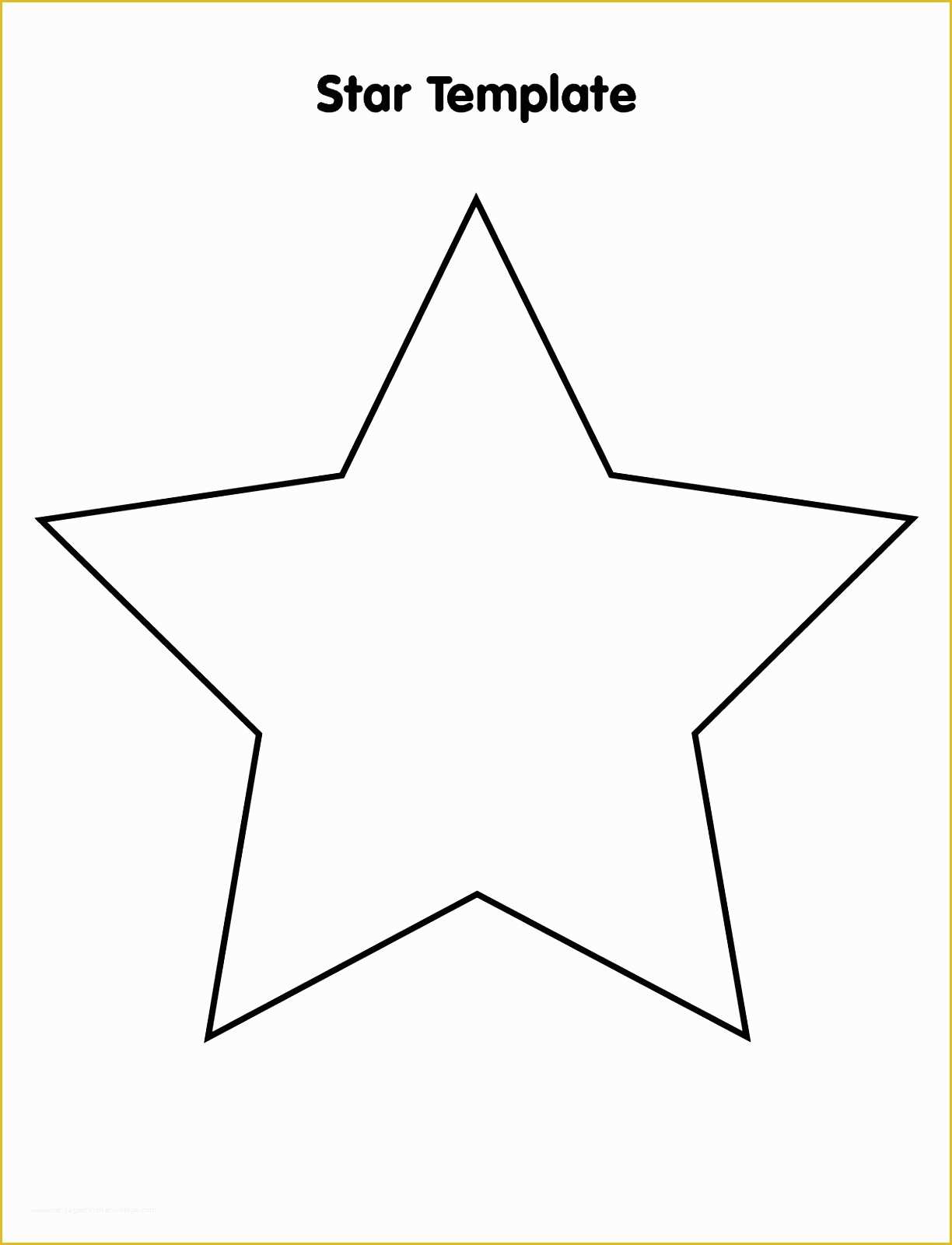 Free Printable Star Template Of 8 Star Shape Template Printable Tayto