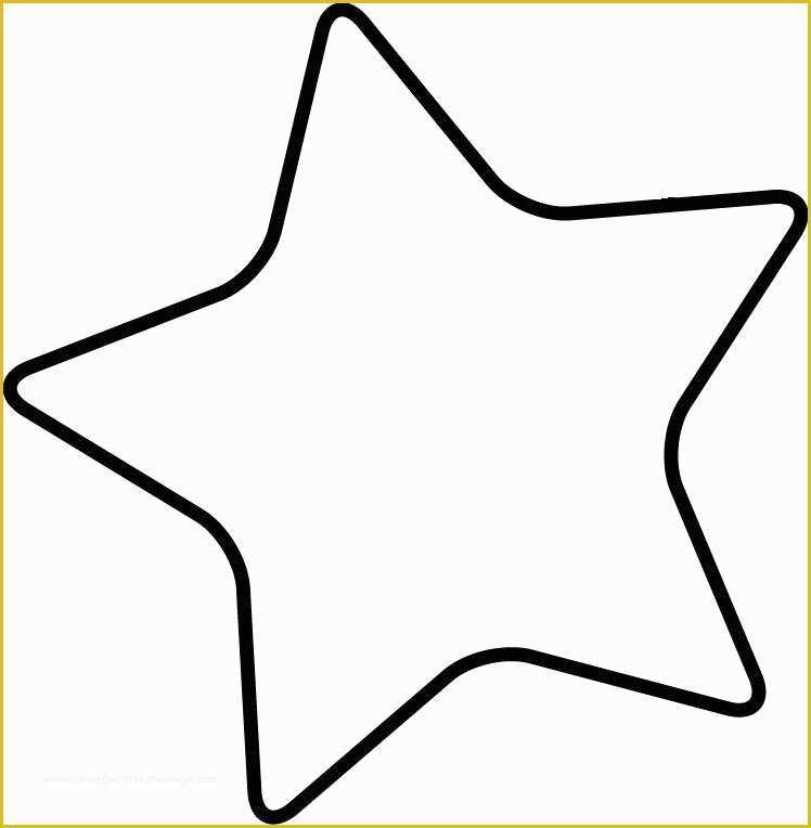 Free Printable Star Template Of 9 Best Of Blank Star Template Printable Blank