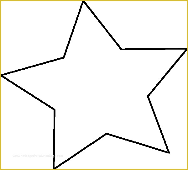 Free Printable Star Template Of Black Outline Star Clip Art at Clker Vector Clip Art