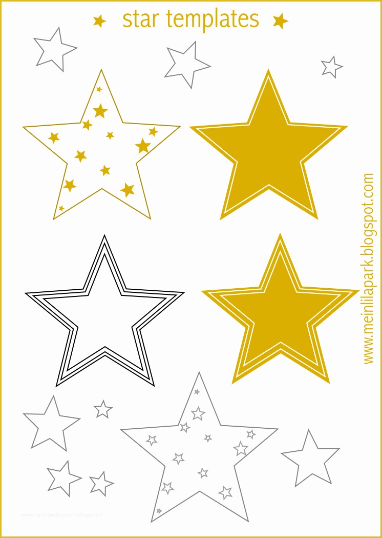 Free Printable Star Template Of Free Printable Star Templates 16 Last Minute Diy