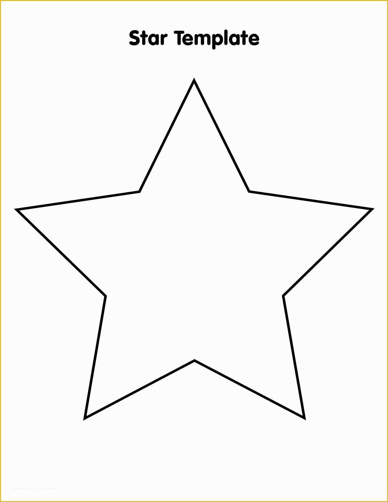 Free Printable Star Template Of Free Star Template Download Free Clip Art Free