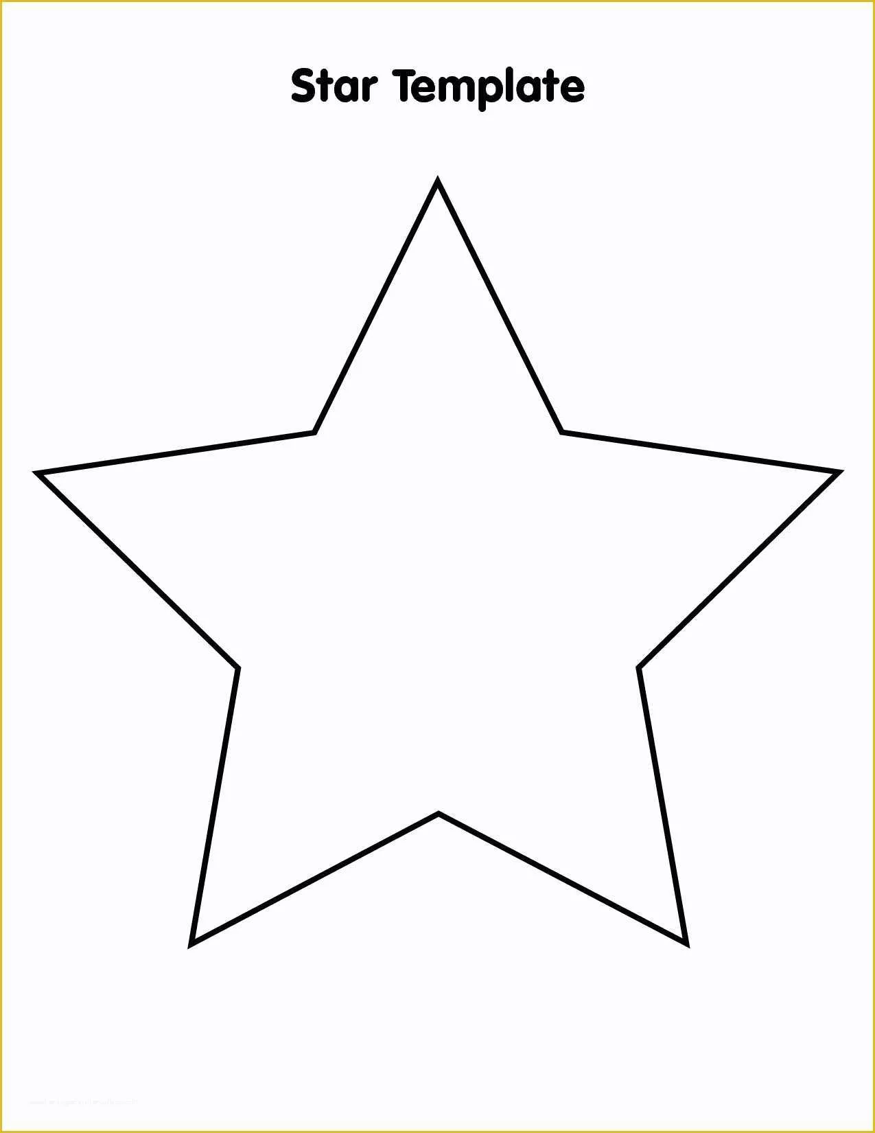 Free Printable Star Template Of Free Star Template Download Free Clip Art Free