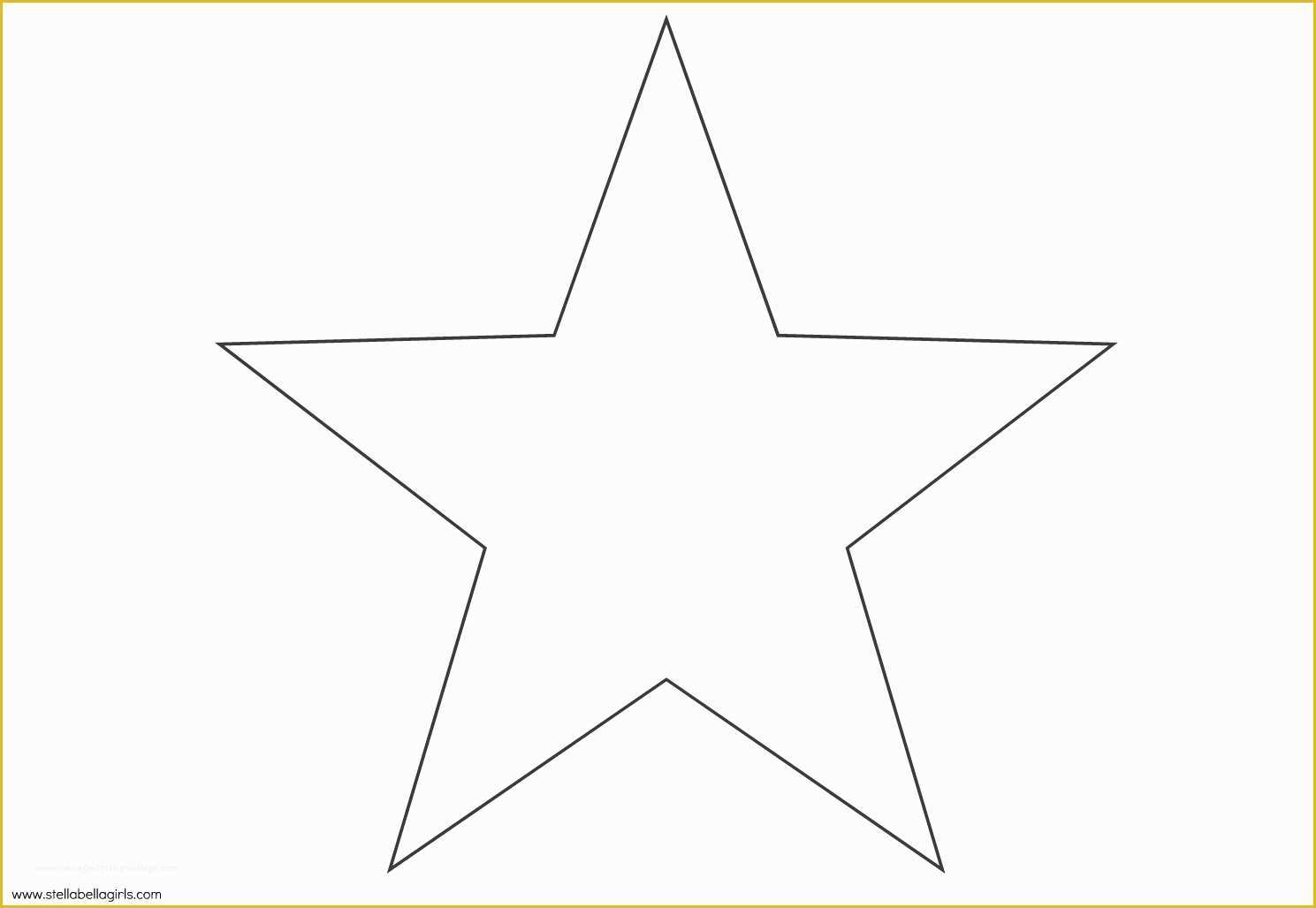 Free Printable Star Template Of Printable Star Stencils