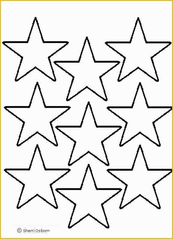 Free Printable Star Template Of Printable Star Template Small Paper Craft