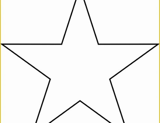 Free Printable Star Template Of Star