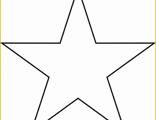 Free Printable Star Template Of Star