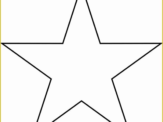 Free Printable Star Template Of Star