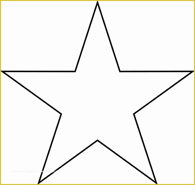 Free Printable Star Template Of Star