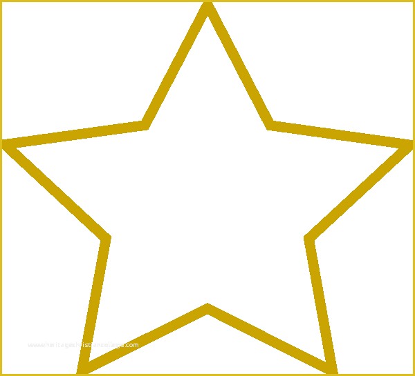 Free Printable Star Template Of Star Shape Clip Art at Clker Vector Clip Art Online