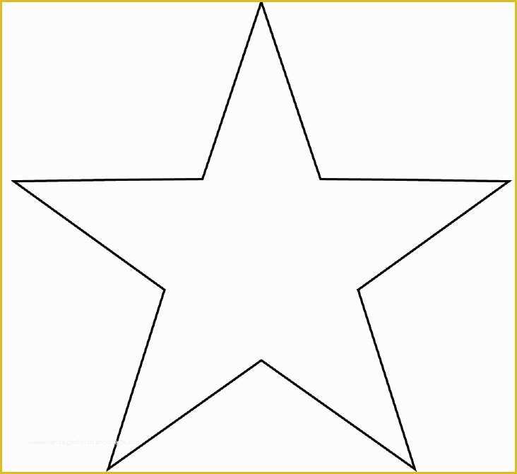 Free Printable Star Template Of Star Template Printable Clipart Best
