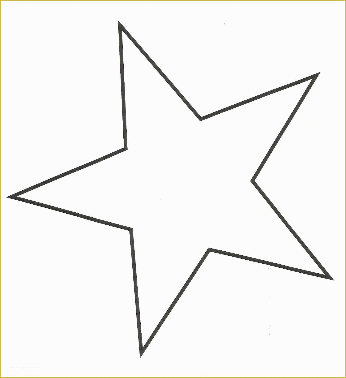 Free Printable Star Template Of Star Template Printable Cliparts