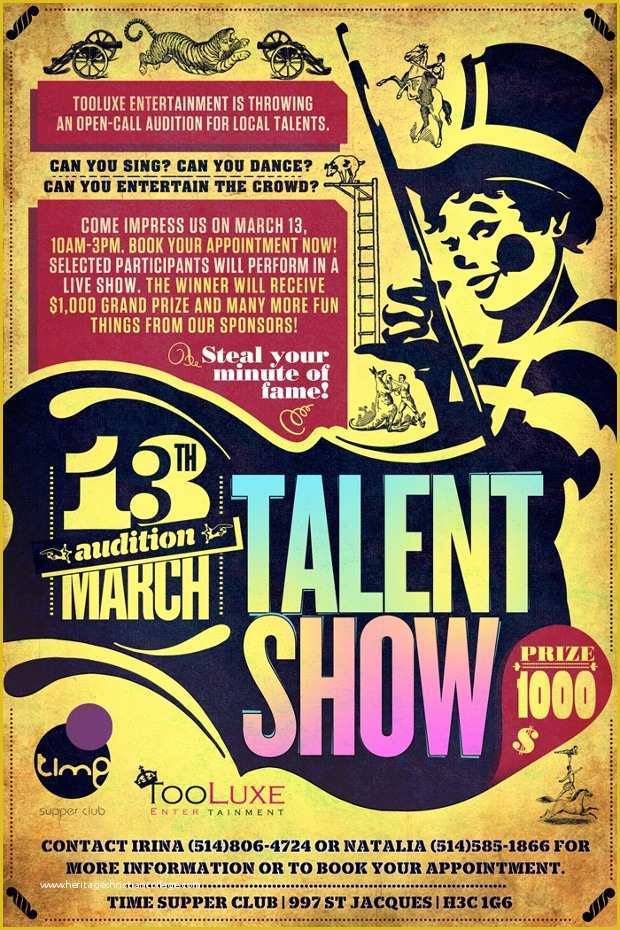 Free Printable Talent Show Flyer Template Of 20 Talent Show Flyer Templates Printable Psd Ai