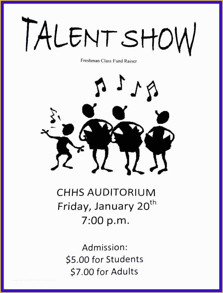 Free Printable Talent Show Flyer Template Of 26 Of Talent Show Flyer