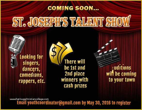 Free Printable Talent Show Flyer Template Of Free Talent Show Certificates