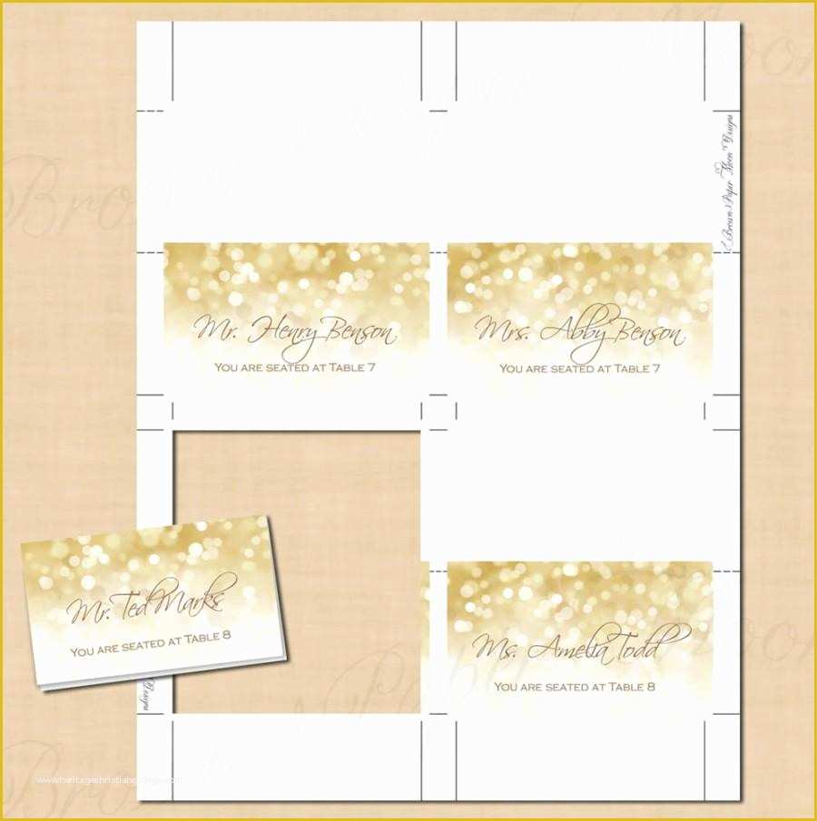 Free Printable Tent Cards Templates Of Avery Place Card Templates – Free Download