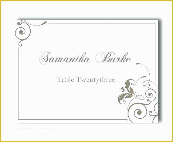 Free Printable Tent Cards Templates Of Tent Place Card Template Table Name – Spitznasfo