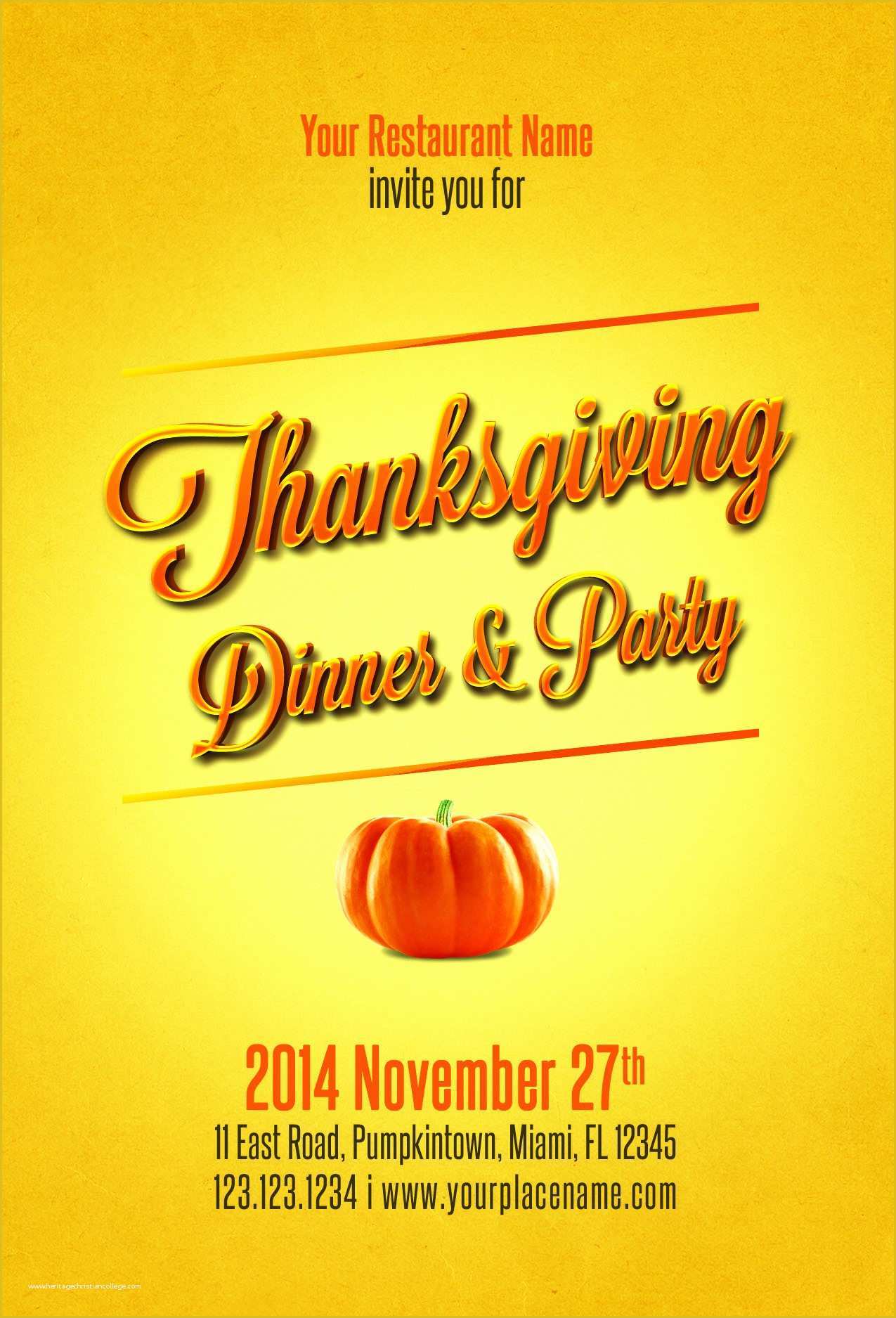 Free Printable Thanksgiving Flyer Templates Of 23 Free Thanksgiving Flyers Psd Word Templates Demplates